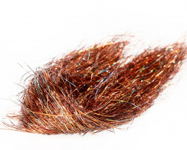 Fine 3D Tinsel Hair, Copper Brown UVR / 86